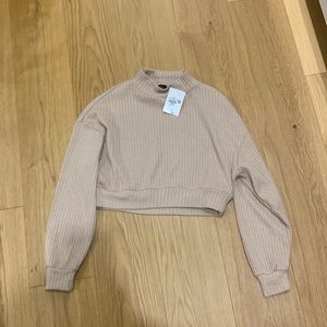 Wool crop top